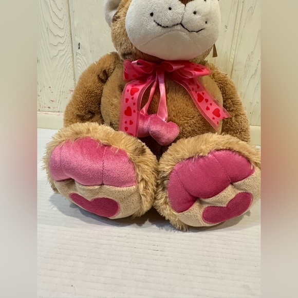 Brown Speckled Bear Stuffed Animal - Picture 3 of 11